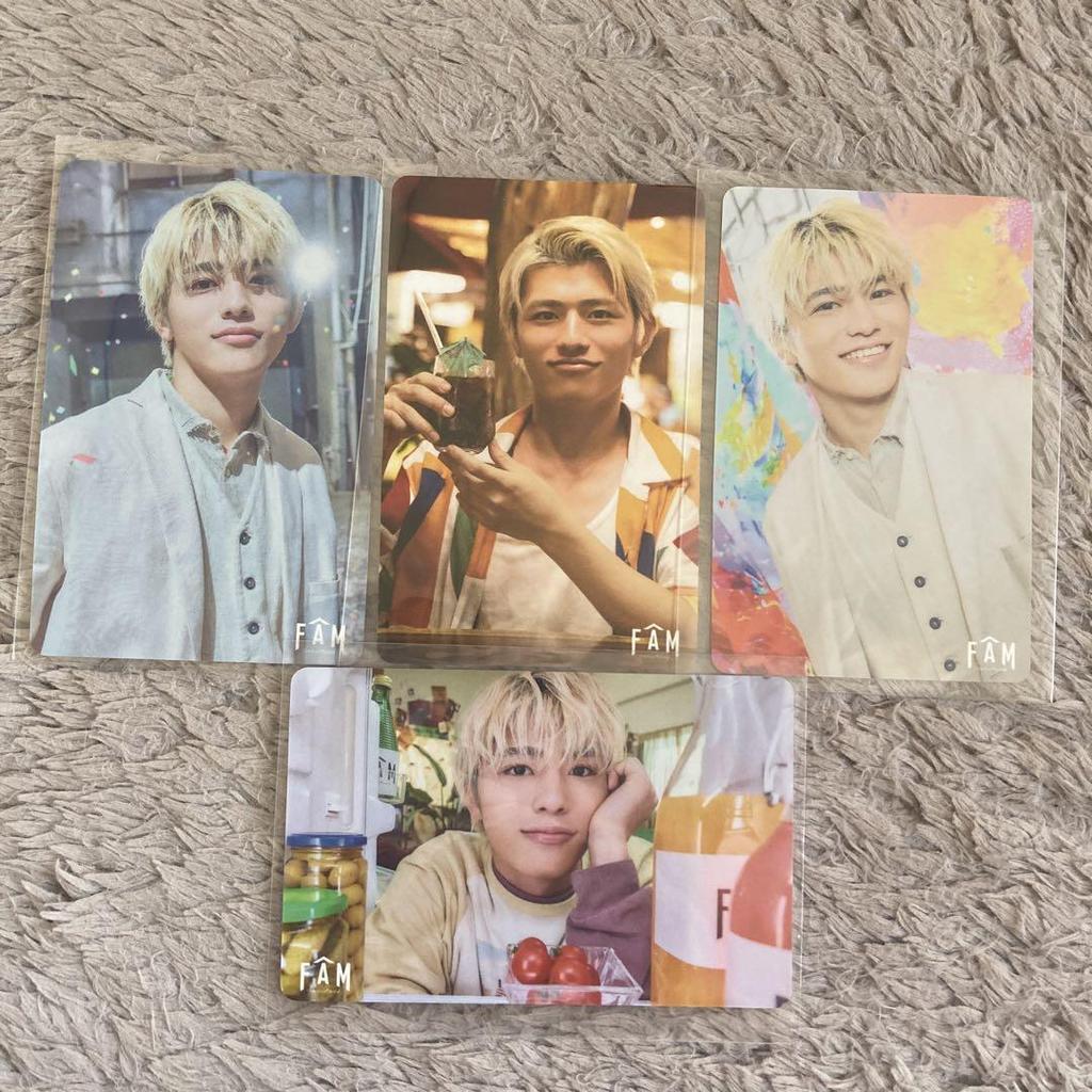 [USED] timelesz FAM trading cards So Matsushima, Daiki Shinozuka