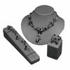 Sparkling Women's Rhinestone Jewelry Set Stud Earrings Bridal Crystal Jewelry Set  Party Banquet