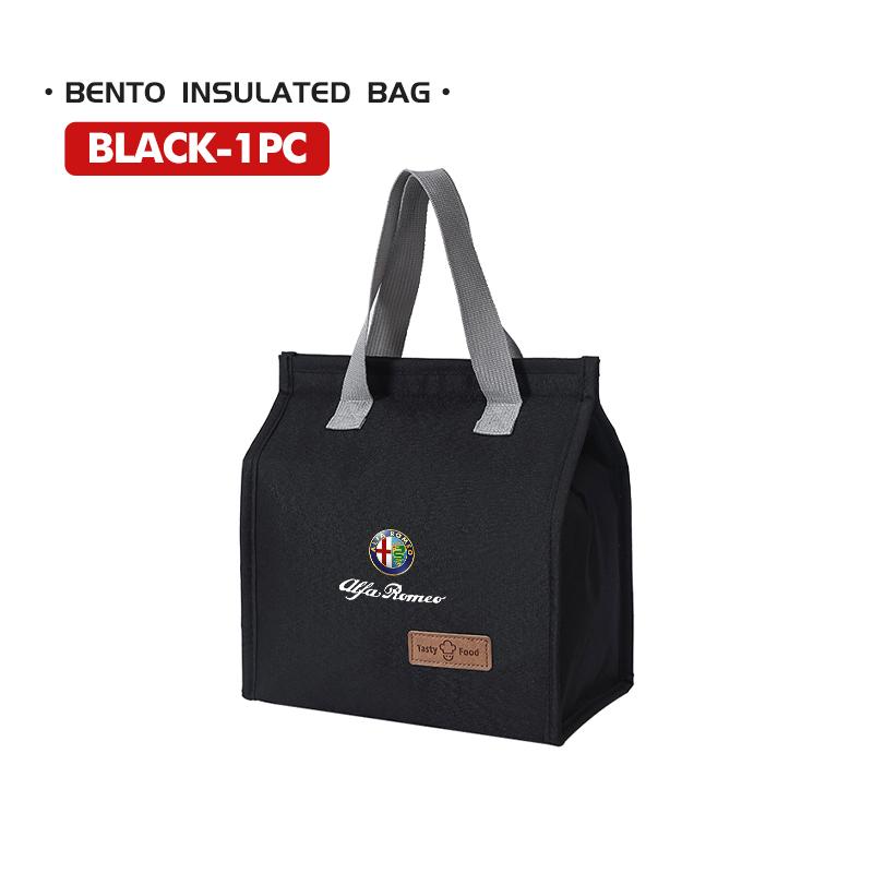Insulated Lunch Bag Insulation Bento Pack Rice Bag Meal Pack For Alfa Romeo GT Stelvio F1 Brera Volante Tonale Gloria Disco