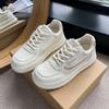 Spring fashion lace-up little white shoes new trend platform sports board shoes casual flat street women's shoes