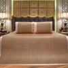 2026 Cooling Rattan Ice Silk Mat Set for Double Bed - Foldable 3-Piece Summer Air Conditioning Mat