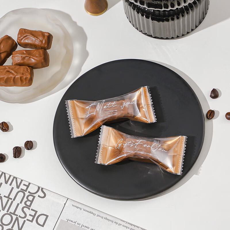 MDNG Gold Base Transparent Candy & Treat Bags