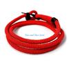 HX6F Bracelets Summer Handmade Whale Tail Viking Rope String Jewelry for Women Men