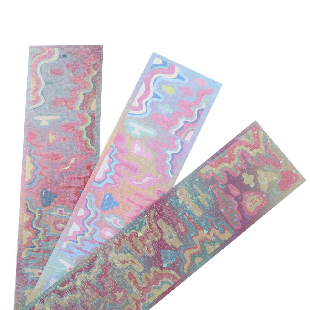 

Альбом Календарь Блокнот Градиент Цвет Волна Лазерные Наклейки Украшения Наклейки Сделай Сам Скрапбукинг