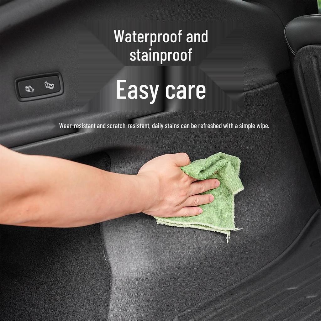 Schutz-Seitenverkleidungen für den Kofferraum aus Flanell für Tesla Model Y 25 Refresh