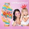Kears Digital LED Space Shuttle Watch for Kids, Toddlers, and Elementary Students, Stylish Gift for Christmas