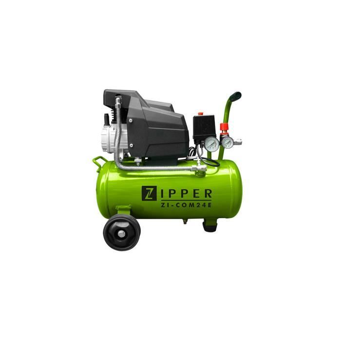 Compresseur 24 litres électrique 1100 w zi-com24e zipper