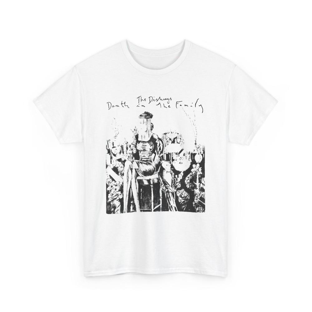 

1980 album death in the family by the dishrags stretched graphic tshirt 4XL