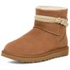UGG Classic Short Comfort Zip Boots Women Boots Chestnut 1158197-CNTY