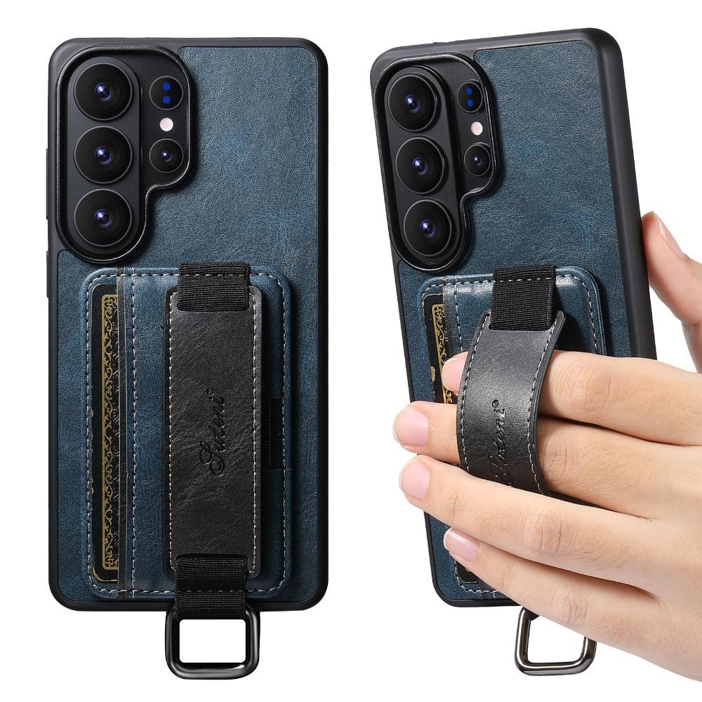 Wrist strap Wallet Faux Leather Kickstand Case Phone Case Feel For Samsung Galaxy S26 Ultra S25 Plus S24 S23 S22 Note20 Ultra