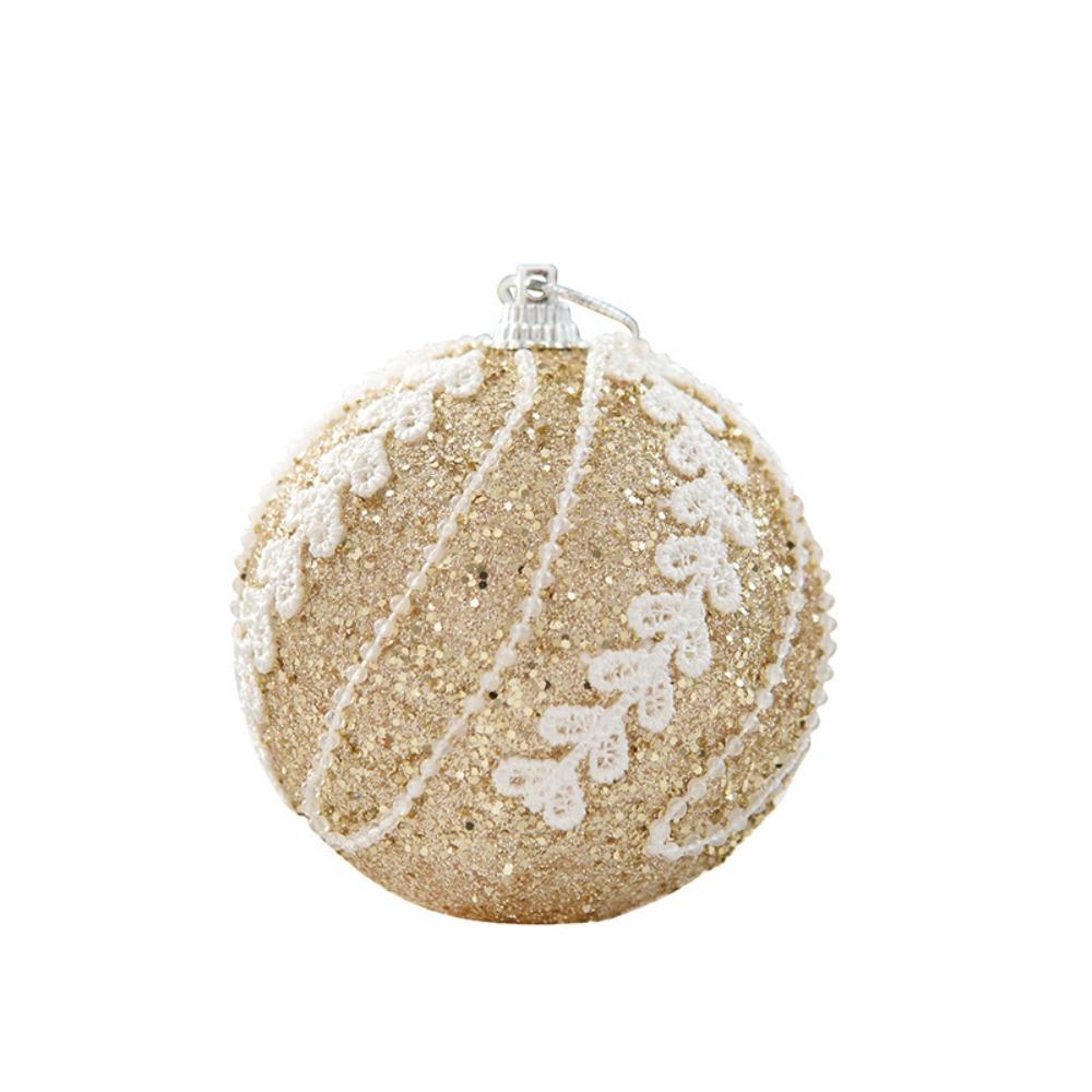 

3pcs 8cm Christmas Ball Set Delicate Hanging Ornament Crafts Christmas Tree Pendant New Year шампанского