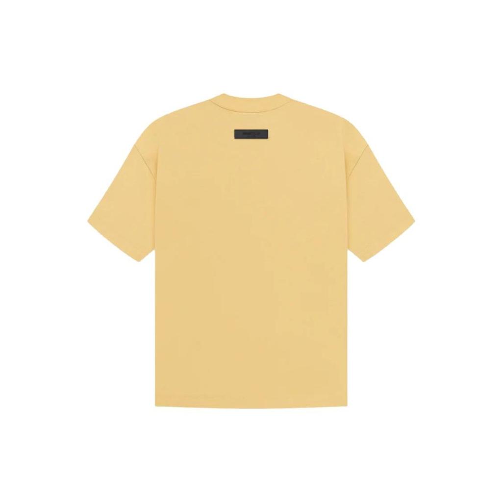 Fear of God Essentials Short-Sleeve Tee Light Tuscan Unisex Tops Yellow 125BT222002F