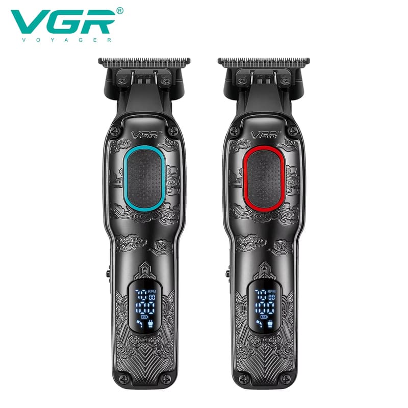 Hair Salon Electric Hair Clipper New High-quality LCD Digital Display Metal Body Dedicated Men's Oil Hair Clipper Brushless Motor Long Life