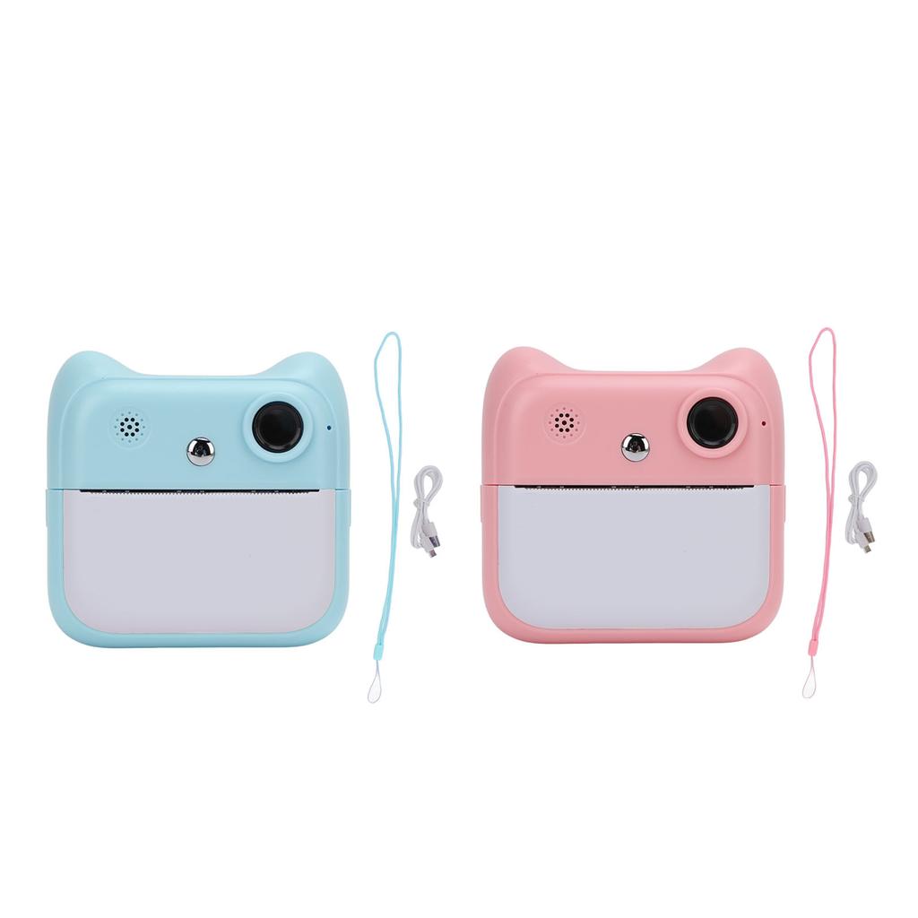 Instant Print Camera 48MP 2.4in Screen Thermal Printing 800mAh Battery Clear Image Digital Zoom for