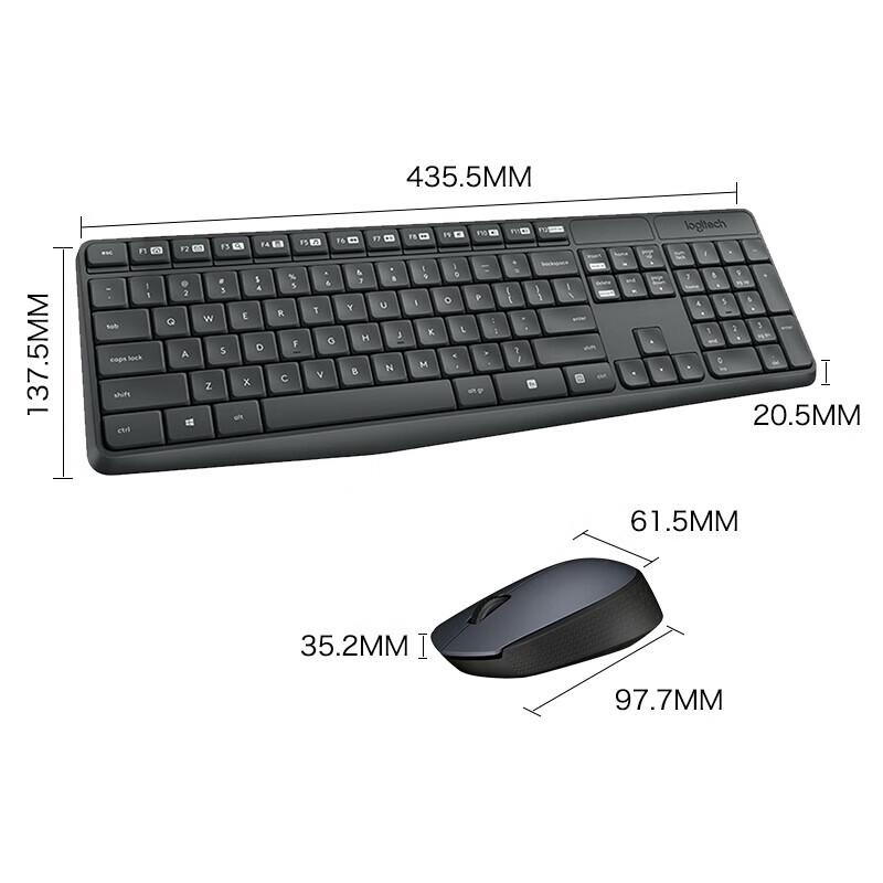 Logitech MK235 Wireless Keyboard and Mouse Combo