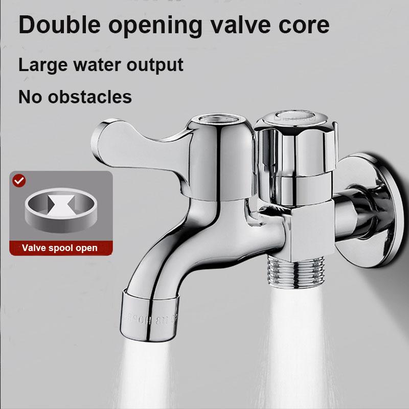 Washing Machine Tap Mop Pool Faucet Interface Double Ended Brass Faucet Mop Pool Expansion Faucet Bathroom Accessories