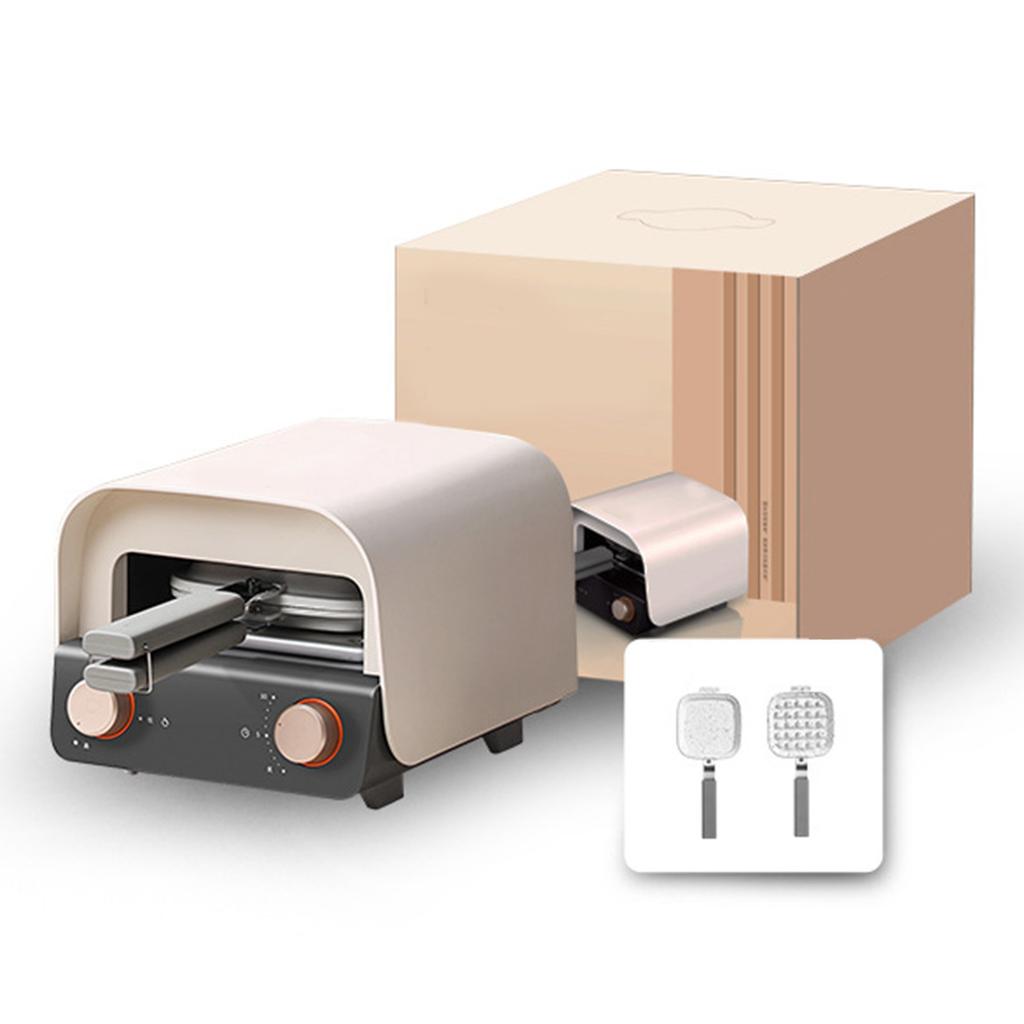 Domácí snídaňový stroj Elektrický sendvičový chléb Vaflový dortovač Multifunkční pekárna