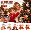 Shining Goat Hanging Ornament Set Acrylic Christmas Tree Ornament Keychain  Shop Window Display