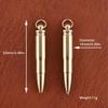 Camping Brass Writing Instrument Luxurious Fine Body Solid Portables Hiking Pen for Travel Essential