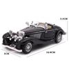 1:28 Retro Alloy Classic Car Toy Model with Pull-Back Action for Kids