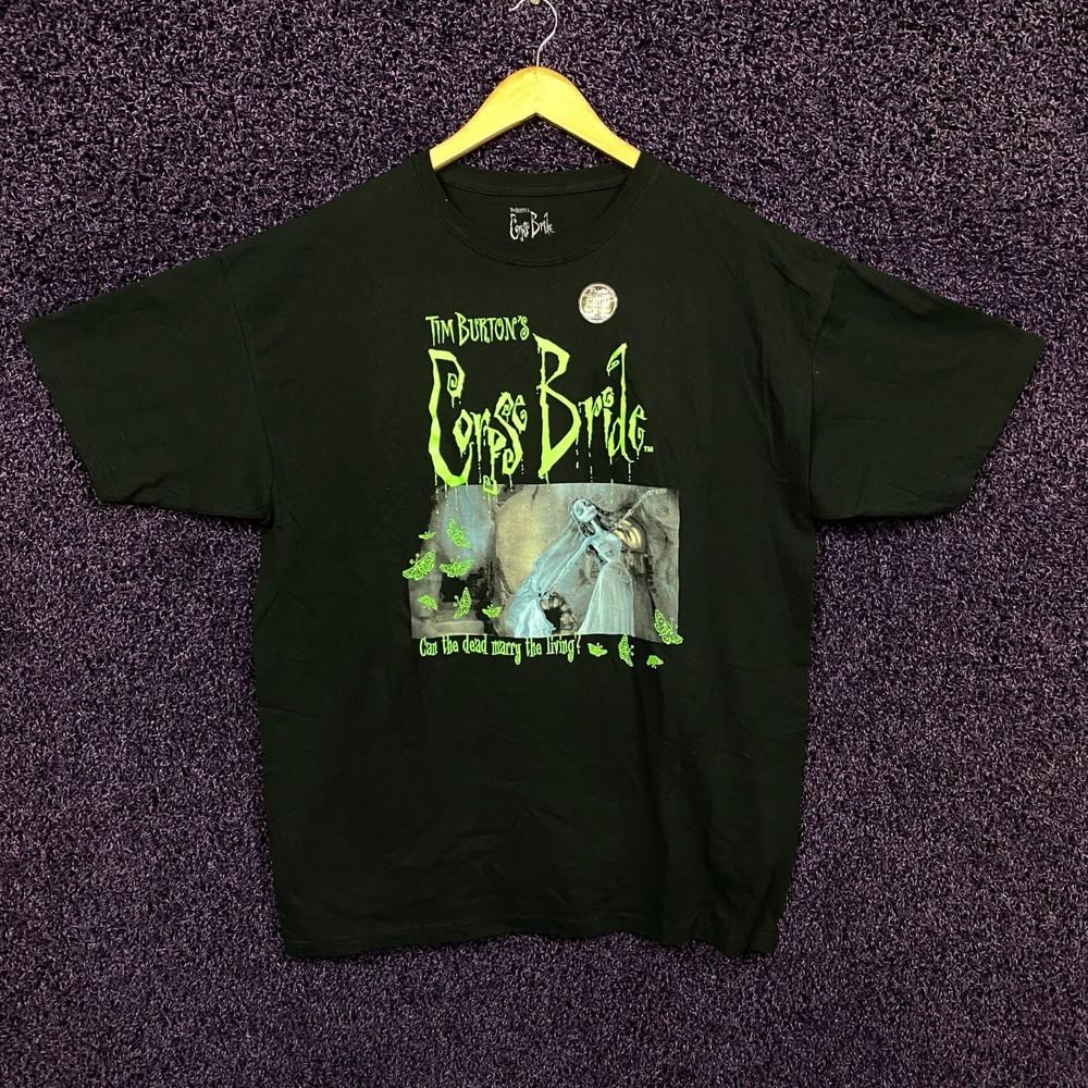 Corpse Bride Glow in the Dark Emily Tshirt size XL Unisex T-Shirt XL