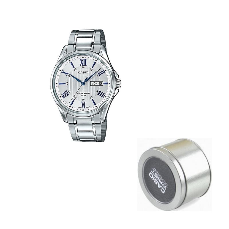 CASIO Men Standard Series Silver Watch MTP-1384D-7A2 MTP-1384D-7A2