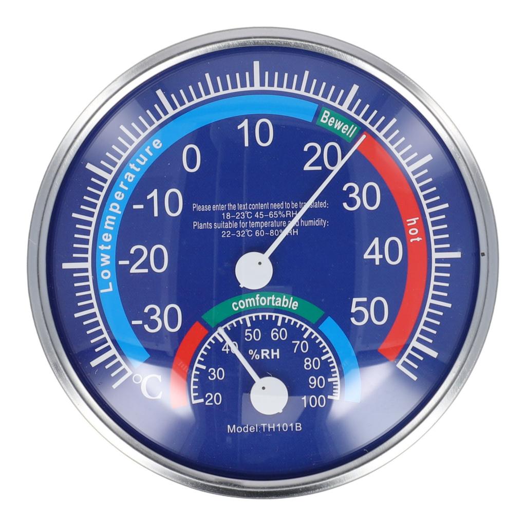 Analogue Thermometer Hygrometer For Indoor Outdoor Climate Monitoring With Temperature And Humidity Gauge