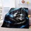 Dragon Throw Blanket All Seasons Soft Comfortable Couch Office Nap Blanket Travel Blanket Festive Gift