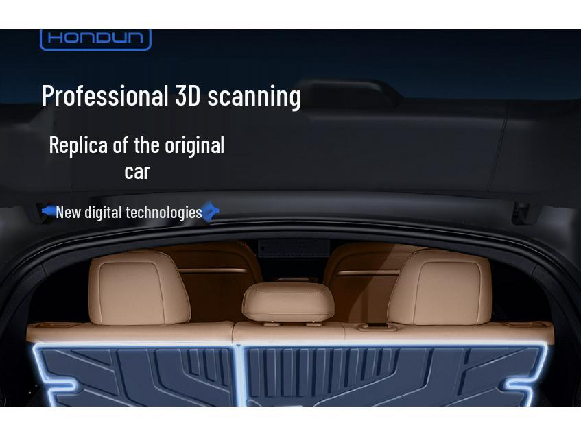 BYD Song PRO 2024 Trunk Mat TPE - Tail Box Mat for Interior Accessories