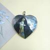 Seashell Heart Shaped Pendant Jewelry With Handcrafted Shell And Pearl For Casual Wear