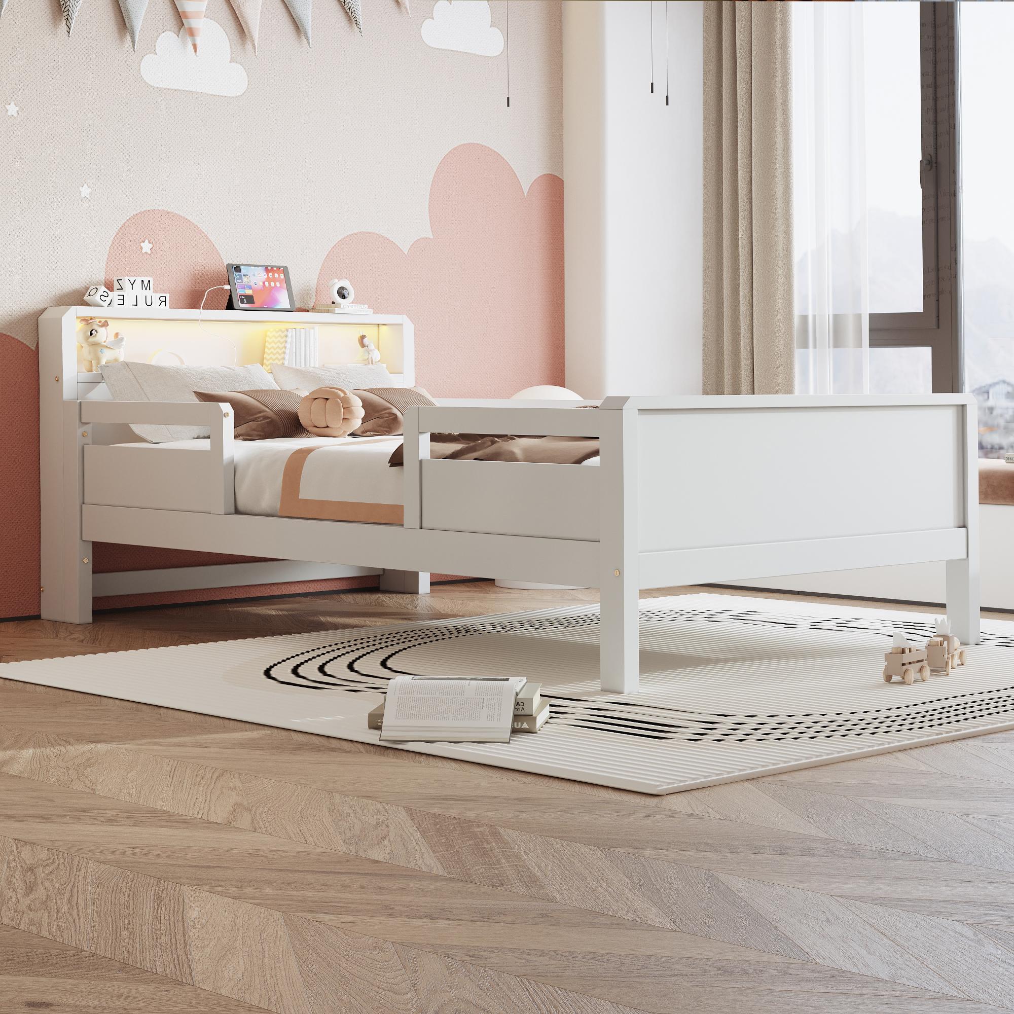 Wooden Bed 90 x 200 cm