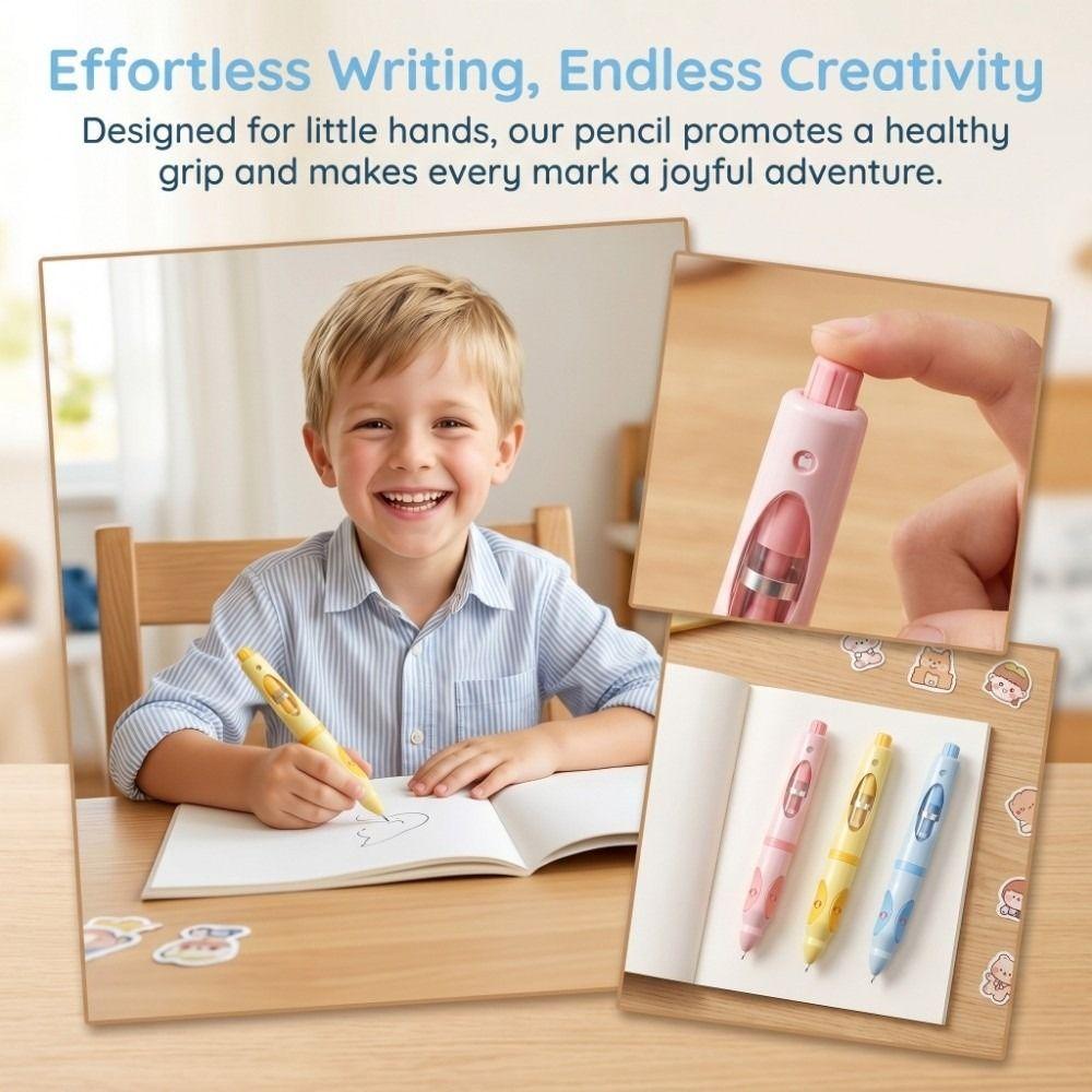 0.7 Mm Automatic Pencil Correct Grip Automatic Coring Grip Posture Correcting Pencils  Student