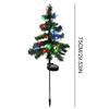 Solar Christmas Trees Lights IP44 Waterproof Lighting Modes Outdoor Christmas Tree for Yard Families Outdoor Decor