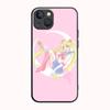 B-11 Sailor Moon Black Case for Samsung S24 S23 S22 S21 S20 FE S10 Lite Ultra S7 S8 S9 Plus A05S A11 A12 A13 A15 A22 A24 A25 A32 A52 A71 5G