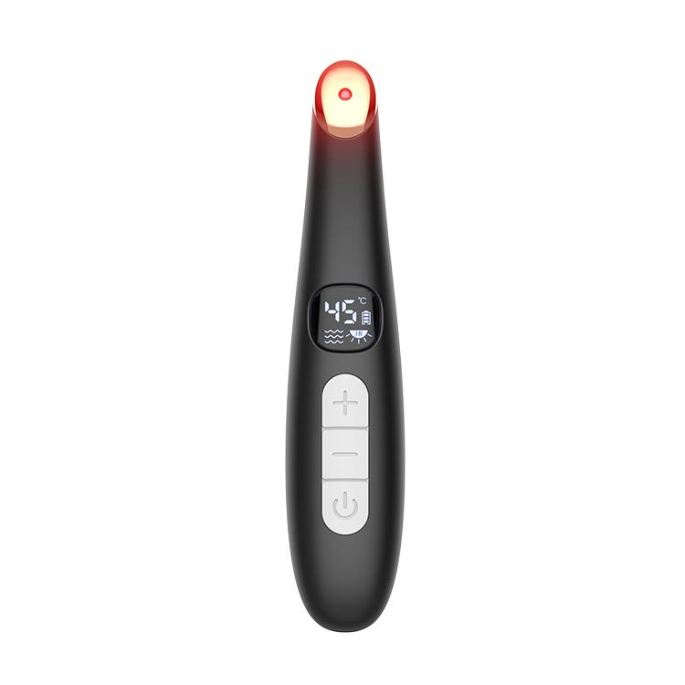 3 in 1 Eye Lift Wand Beauty Device Vibrating Red Light 98°F to 113°F LCD Display Eye Massager for Dry Eye Dark Circle Puffiness