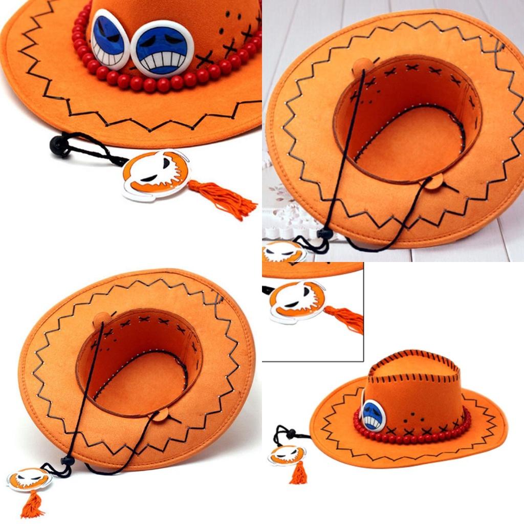 Bunter One Piece Portagas D Ace Hut für Kinder und Erwachsene