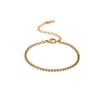 Stainless Steel Cuban Bracelet - High-end Accessory - Electroplated Titanium Steel Bracelet - Women's Accessory