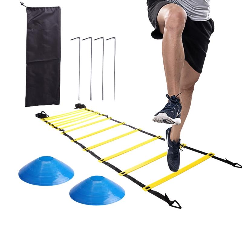 Treppen-Trainingsleitern-Set Agile Treppen-Sprünge Empfindliche Fußball-Speed-Leiter