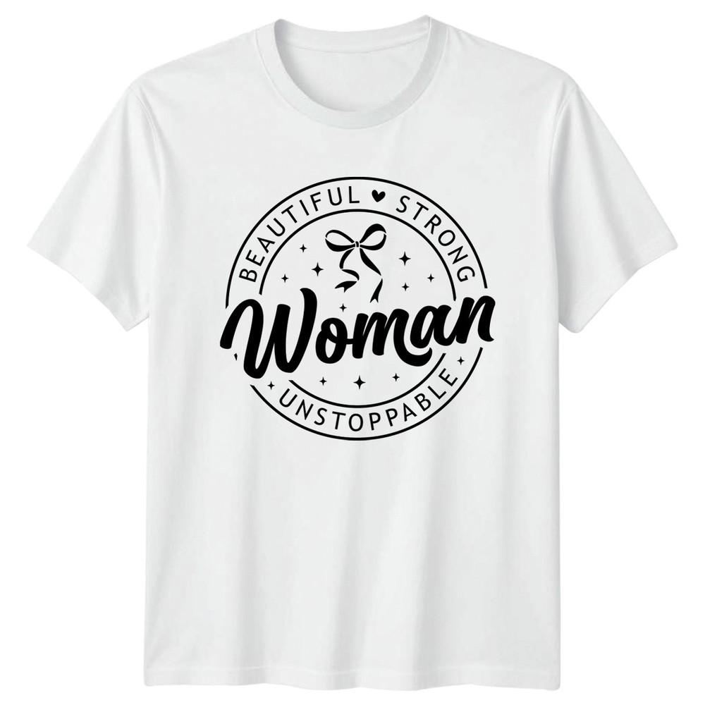 Beautiful Strong Unisex Unstoppable Unisexs TShirt EmpowerUnisext S