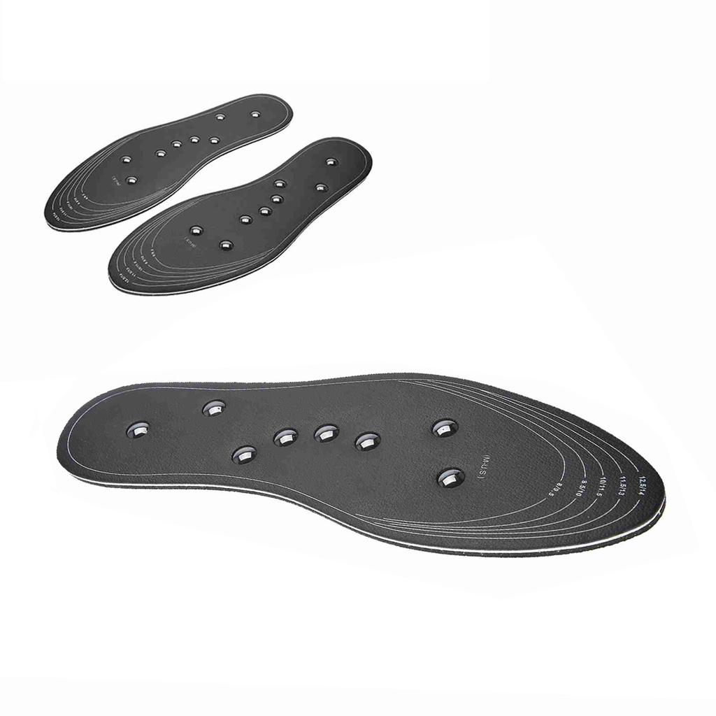 Unisex Breathable Insoles Comfortable Shock Absorbing Foot Pads 1 Pair L (Size 4146)