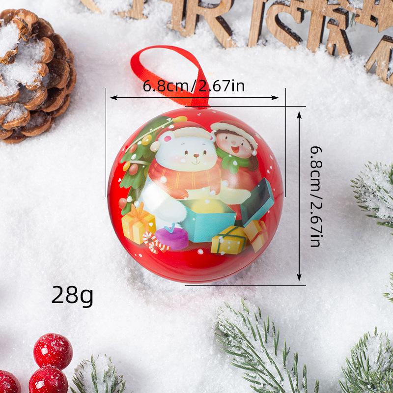Creative Elf Ball Christmas Ornament Candy Box Pendant
