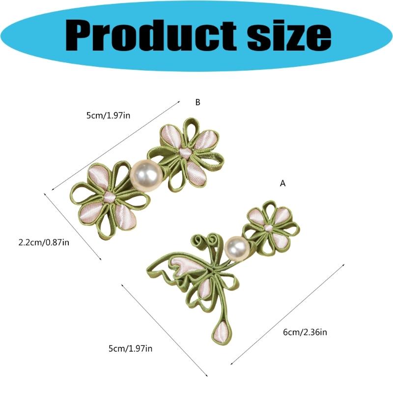 Satins Fabric Butterfly Knot Button Ideal For Wedding Dress And Clothing Embellishment