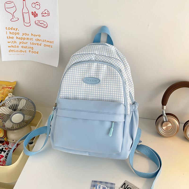 Soft Girl Cute Girl Backpack Primary and Secondary School Student Spring Outing Travel Bag High-value Leisure Time Shangshu Bag