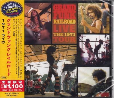 CD GRAND FUNK RAILROAD  Live The 1971 Tour UICY79447 Capitol Records 2021 Japan ObiRock Used