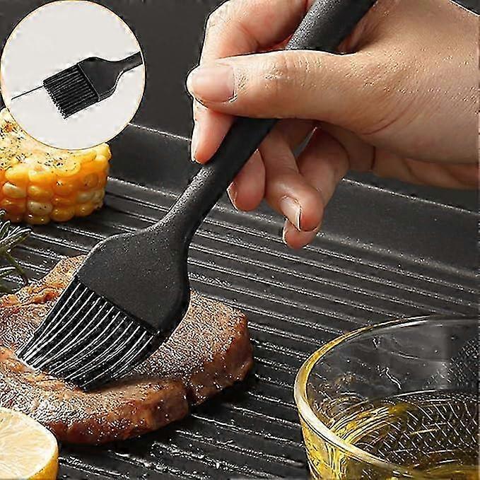 2 Pieces 21 Cm Silicone Baking Brush Basting Pastry Brush Grill Brush Pastry Cooking Brush Oil Baking Brushes Heat Resistant Kitchen Brush Suitable Fo