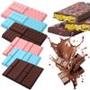 Silicone Dubai Chocolate Bar Mold DIY Chocolate Cookie Mold Non-Stick Rectangle Chocolate Bar Mold Household Baking Tools