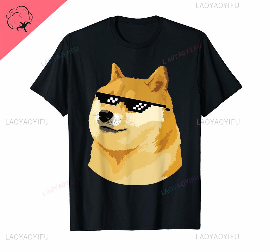 Interesting Idea More Design Cheems Ironic Doge Meme Swole Buff Dog T-Shirt for Men Women  All-match T Shirt Tops Cotton Tees