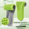 1 Pair Breathable Shock-absorbing Insoles Men's Outdoor Sport Insoles Soft Elastic Sole Comfortable Arch Support Insoles