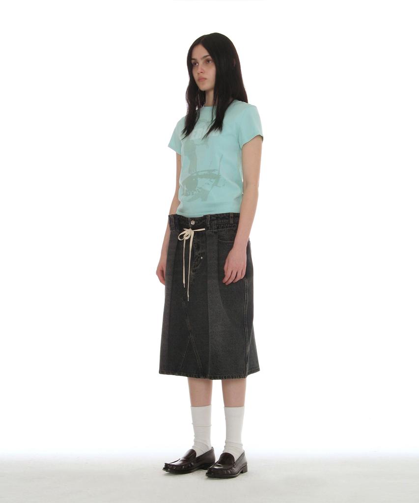 PARTIMENTO WOMEN Period Printed T-Sky