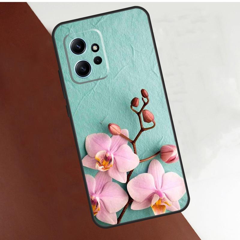 Orchid Flowers Colorful Case For Xiaomi Redmi Note 12 11 10 8 9 Pro 12S 11S 10S 9S Coque For Redmi 12 9C 10C 12C